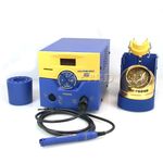 HAKKO Dual Ports Soldering Station, Temperature Controlled Soldering Machine FM-203, solder removal (SMD rework), ESD Safe, Lead-free solder, Control box not included